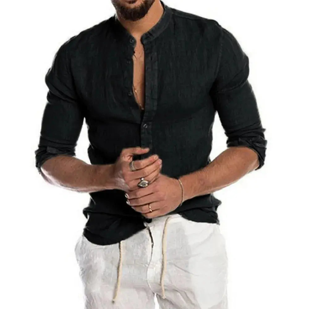 Chemise homme estivale confortable, idéale pour les journées chaudes. Style léger et décontracté pour l'été.