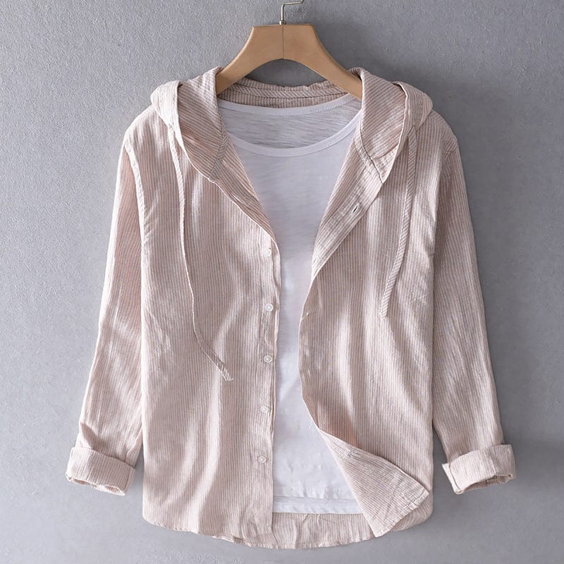 Chemise lin été: coupe classique, tissu léger et respirant, confort optimal.