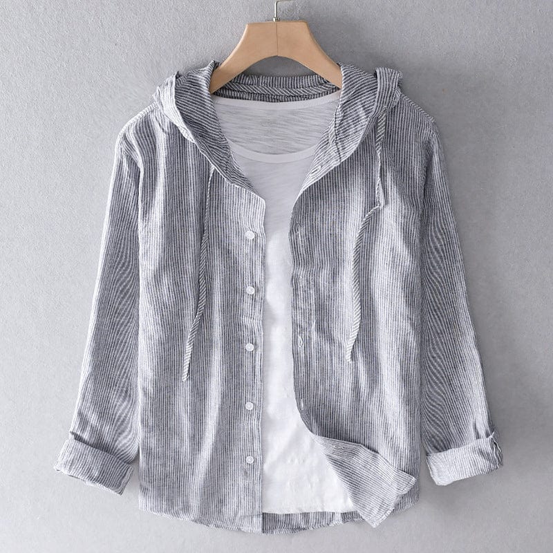 Chemise lin été: coupe classique, tissu léger et respirant, confort optimal.