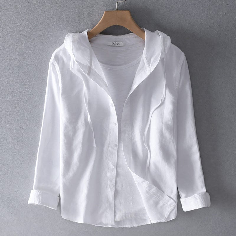 Chemise lin été: coupe classique, tissu léger et respirant, confort optimal.