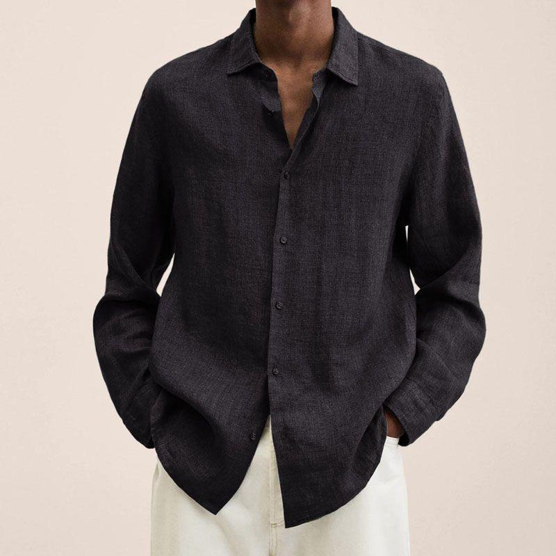 Chemise lin homme élégante et respirante. Coupe ajustée, idéale pour le quotidien ou les occasions spéciales.