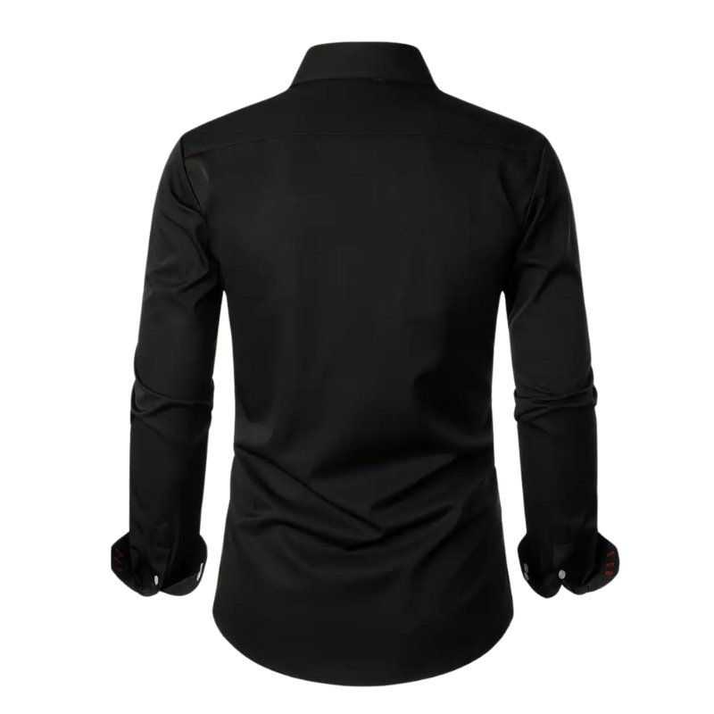 Chemise chic homme, coupe longue, un incontournable de la garde-robe masculine.