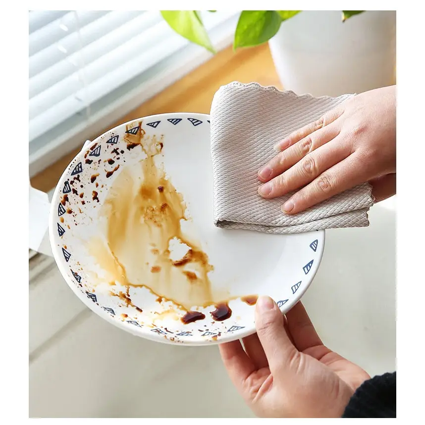 "Chiffons nettoyage microfibre bambou, doux et absorbants, idéaux pour surfaces propres et sans traces."