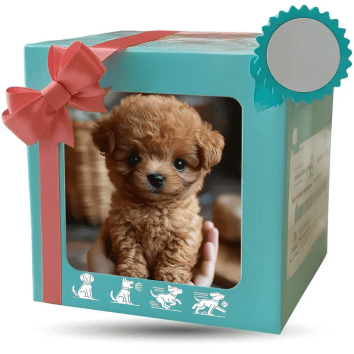 Chiot interactif réaliste pour enfants. Jouet câlin et intelligent, stimulant l'imagination et le développement.