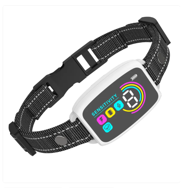 Collier dressage chien avec télécommande, 8 niveaux vibration/choc. Dressage efficace et sécurisé pour animaux.
