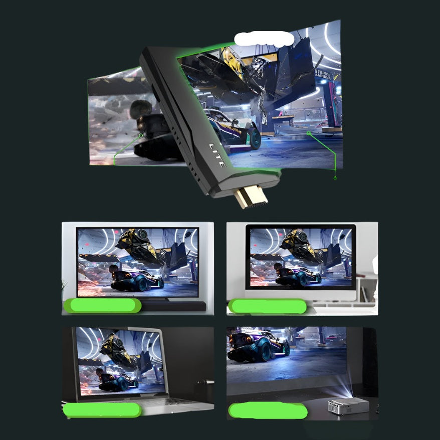 "Console de jeux rétro 4K avec manettes, plus de 20 000 jeux inclus, connectique HDMI, expérience nostalgique"