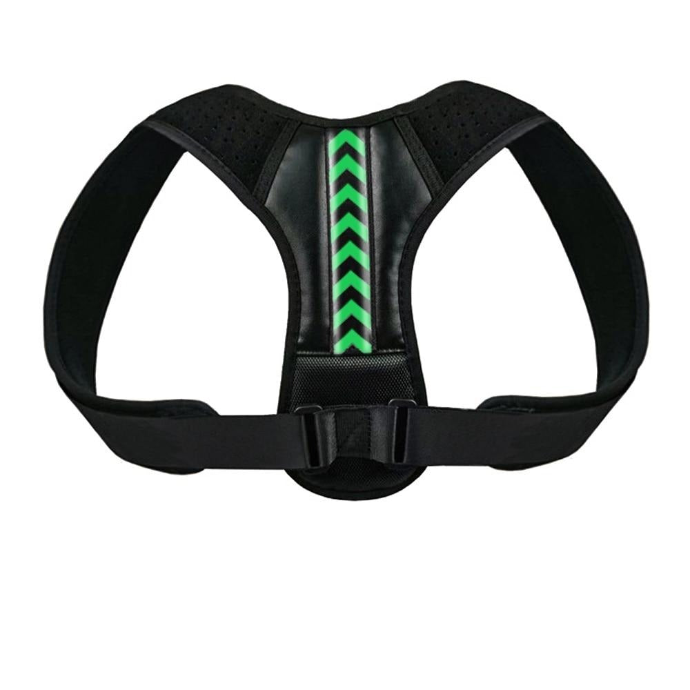 "Correcteur de posture confortable et efficace, ajustable, design discret sous vêtements, améliore alignement corporel."