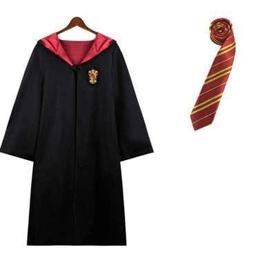 Costume enfant Harry Potter : cape et baguette magique pour Halloween.