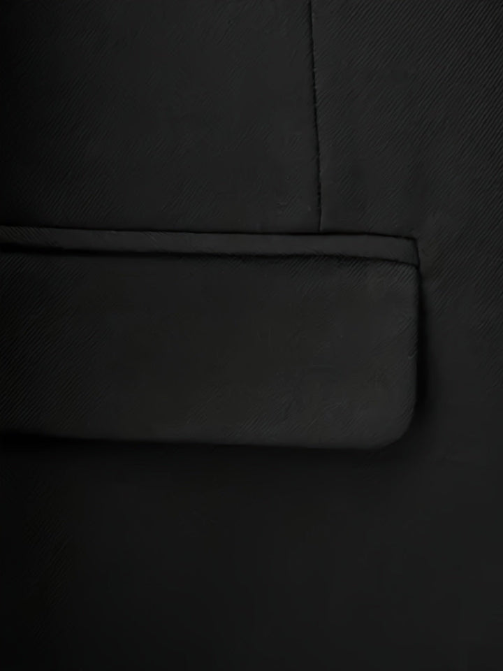 "Costume homme 2 pièces élégant, veste et pantalon ajustés, idéal pour affaires et réceptions. Sophistication moderne."