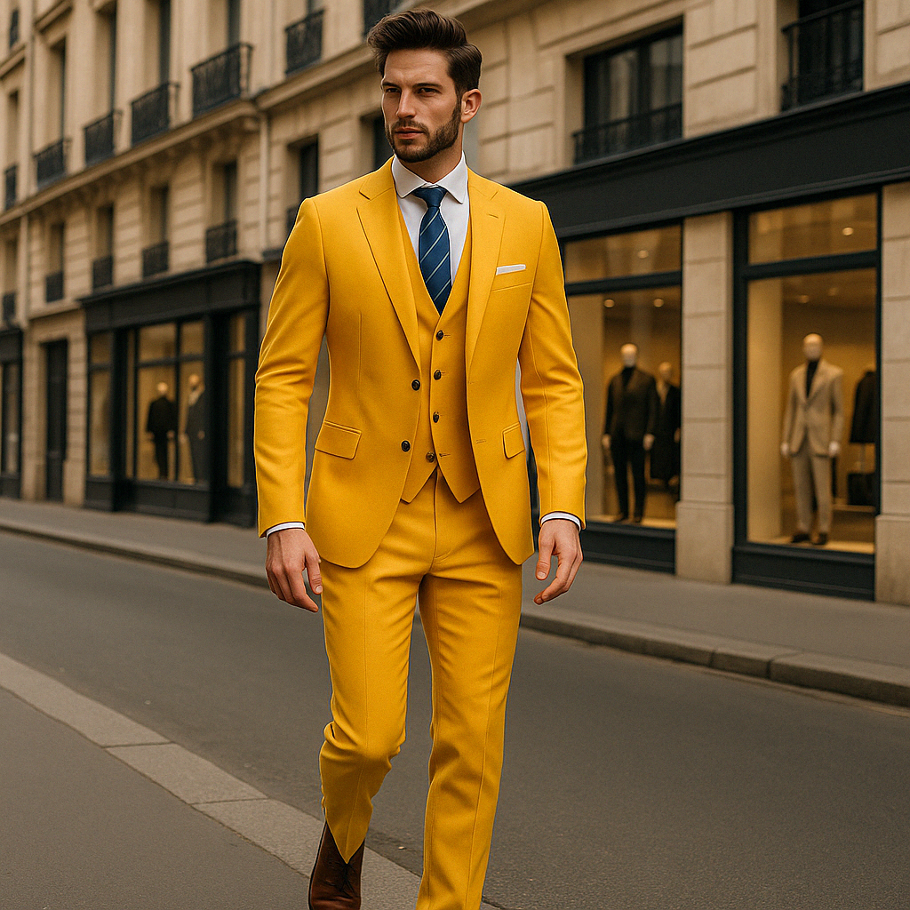 Pantalon de costume homme noir, coupe ajustée et moderne. Idéal avec un veston pour tenue formelle chic.