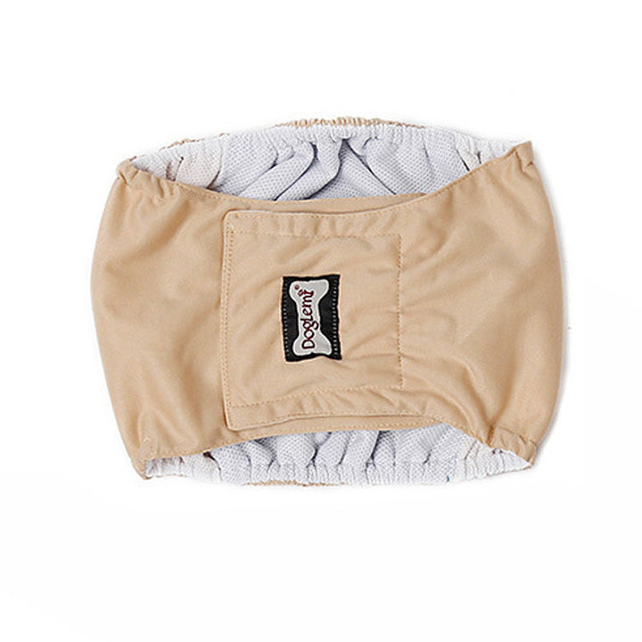 Couche pour chien mâle incontinent, protection et confort.