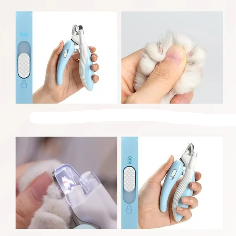 Coupe-griffes électrique animaux LED.  Coupe précise et sécuritaire pour chiens et chats.