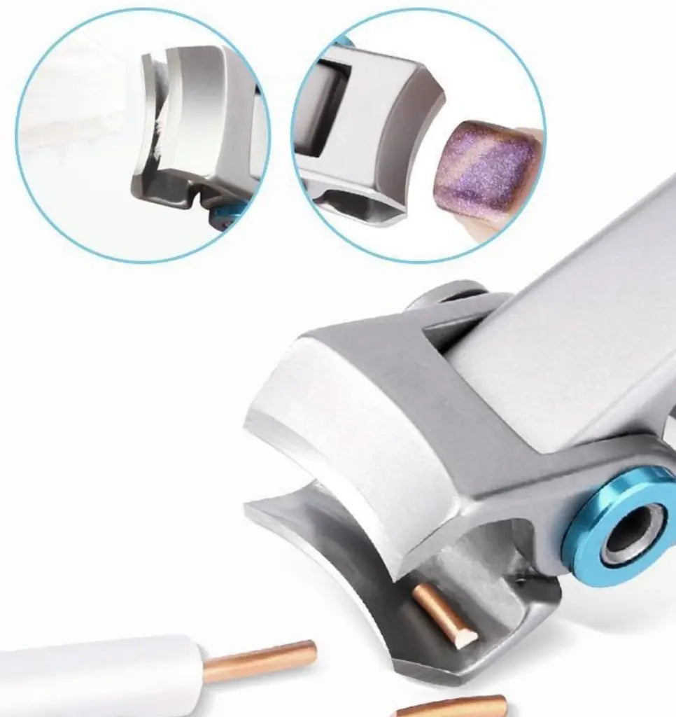 Coupe-ongles professionnel.  Acier inoxydable, coupe précise pour ongles épais. Ergonomique et confortable.