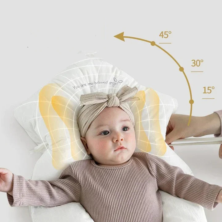 Coussin antibactérien pour bébé, assure un environnement de sommeil sûr et hygiénique.