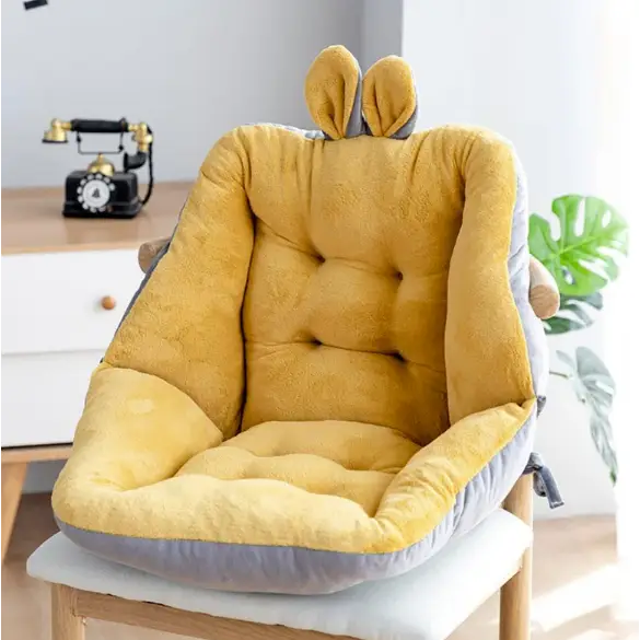 Coussin ergonomique 40x40cm, multicolore. Soutien dorsal optimal pour un confort maximal au bureau ou à la maison.