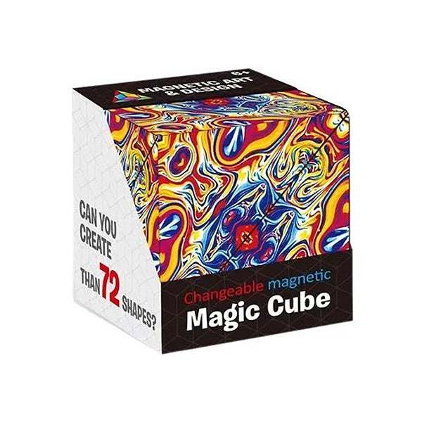 "Cubo puzzle créatif coloré en rotation, défi logique et ergonomique pour amateurs de stratégie."