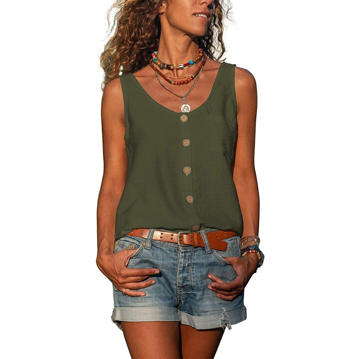 Débardeur femme polyvalent, style chic et décontracté pour toutes occasions estivales.