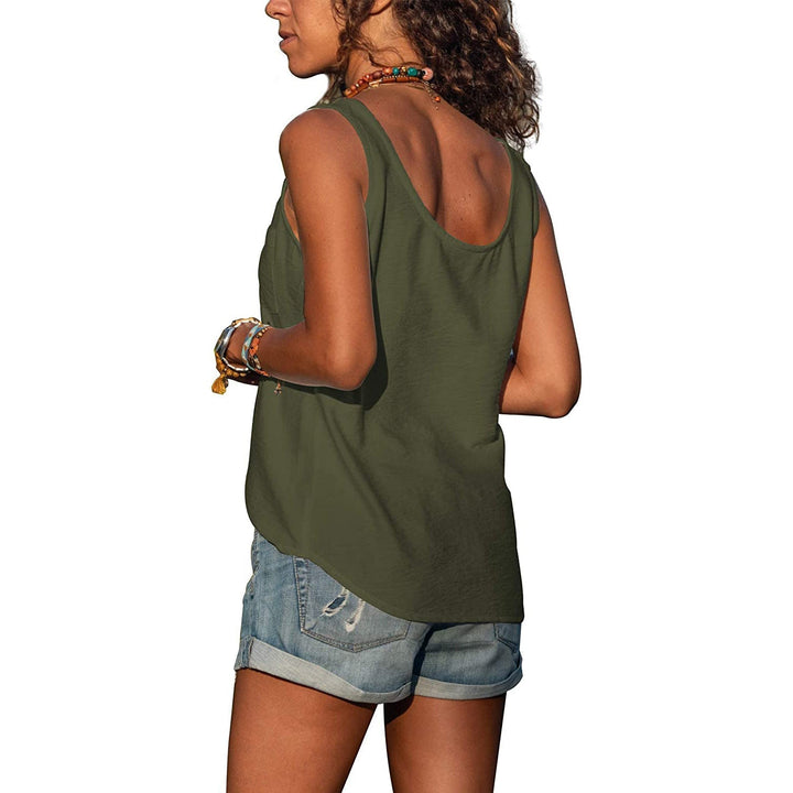 Haut débardeur femme élégant, inspiration Ibiza, tendance été. Confort et style assurés.