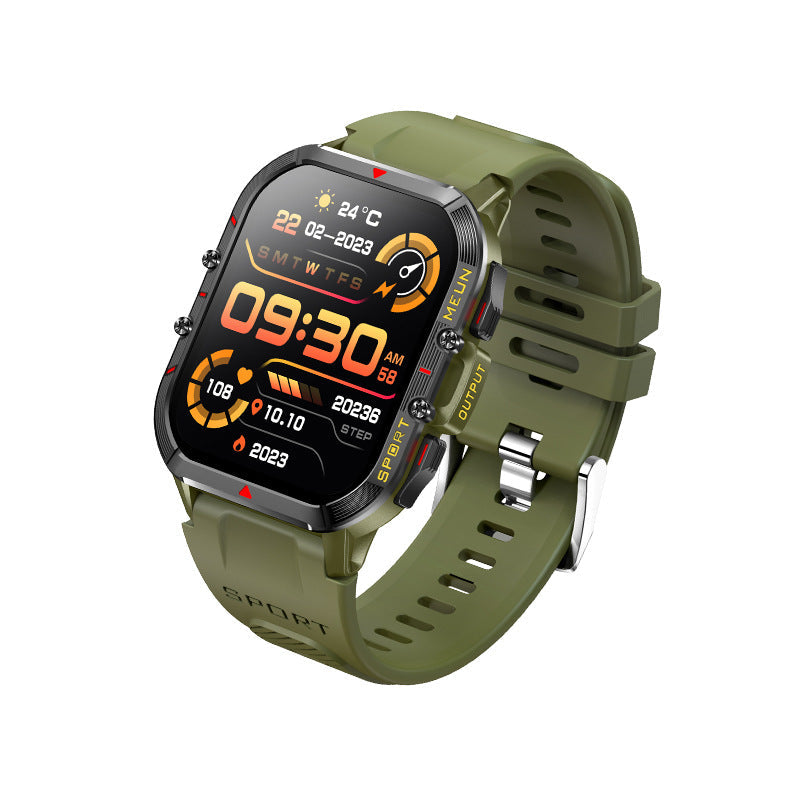 Montre connectée étanche unisexe, pour un suivi de santé intelligent.