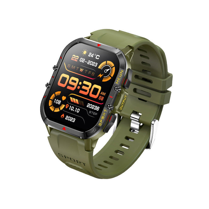 Montre connectée étanche unisexe, pour un suivi de santé intelligent.