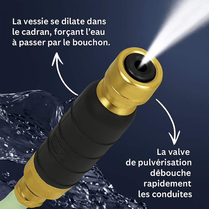 Déboucheur canalisation.  Dissout efficacement les bouchons d'éviers et baignoires. Formule puissante et respectueuse des can