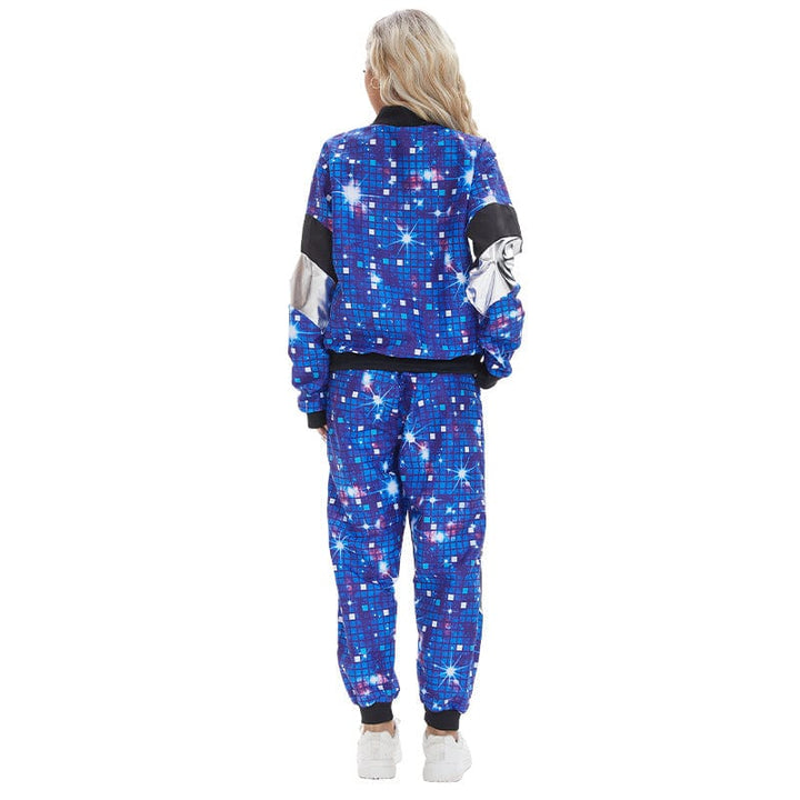 Déguisement années 80 disco femme. Costume rétro, look vibrant et coloré.  Parfait pour une soirée à thème.