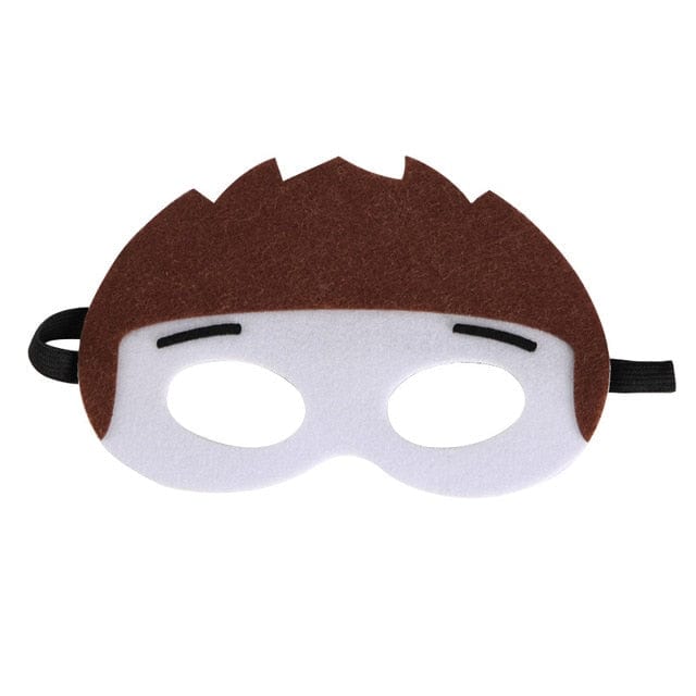 Déguisement enfant : cape et masque assortis.  Parfait pour le jeu de rôle et les fêtes costumées.