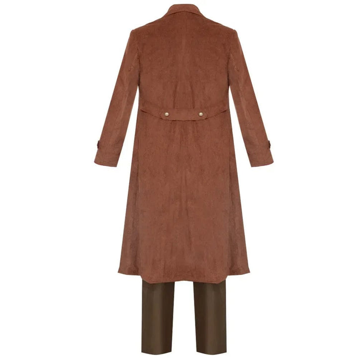 "Déguisement Hagrid 6 pièces avec robe longue brune, ceinture noire et accessoires pour fans de Harry Potter"