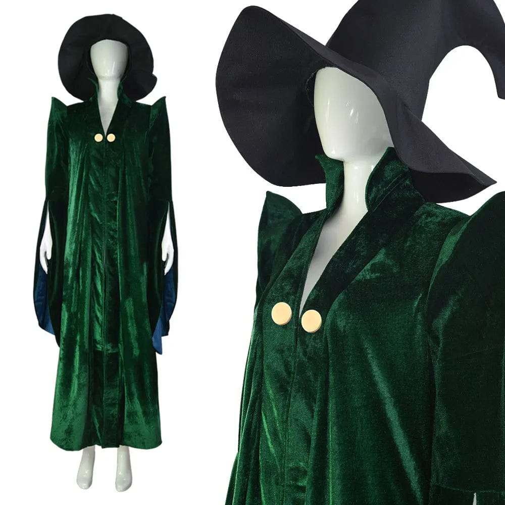Déguisement Professeur McGonagal, adulte & enfant. Costume détaillé, élégant et fidèle au film Harry Potter.