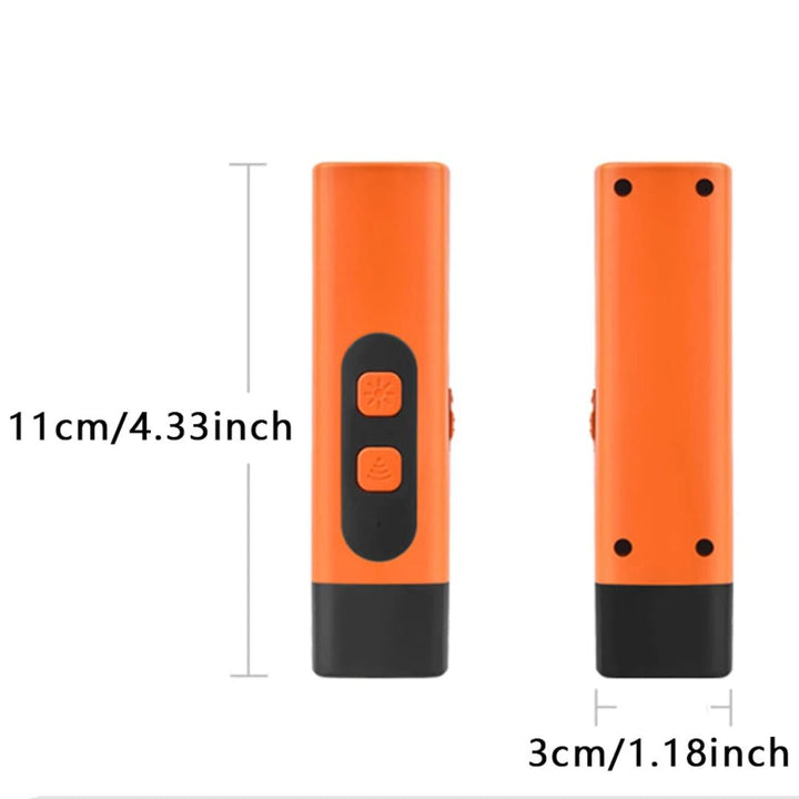"Dispositif ultrasonique anti-aboiement pour chien, compact, discret, pour une communication sereine et respectueuse."
