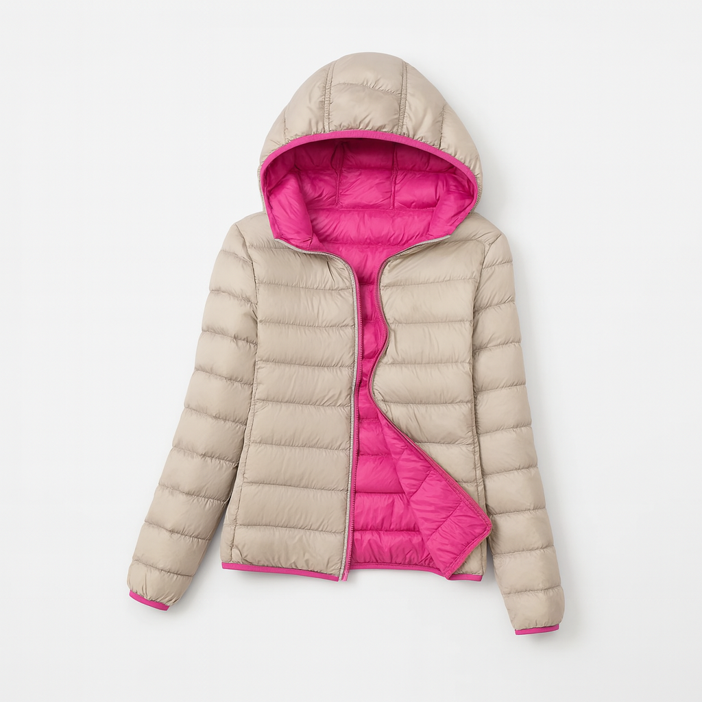 Doudoune femme à capuche, chaude et stylée pour l'hiver. Idéale mode femme.