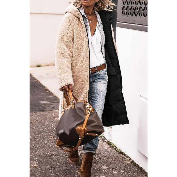 Manteau doudoune femme confortable, isolant et chaud, idéal pour l'hiver.