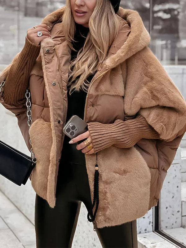 Manteau doudoune hiver femme, matelassé pour plus de chaleur. Coupe moderne et élégante, idéal pour la mode féminine confortable.