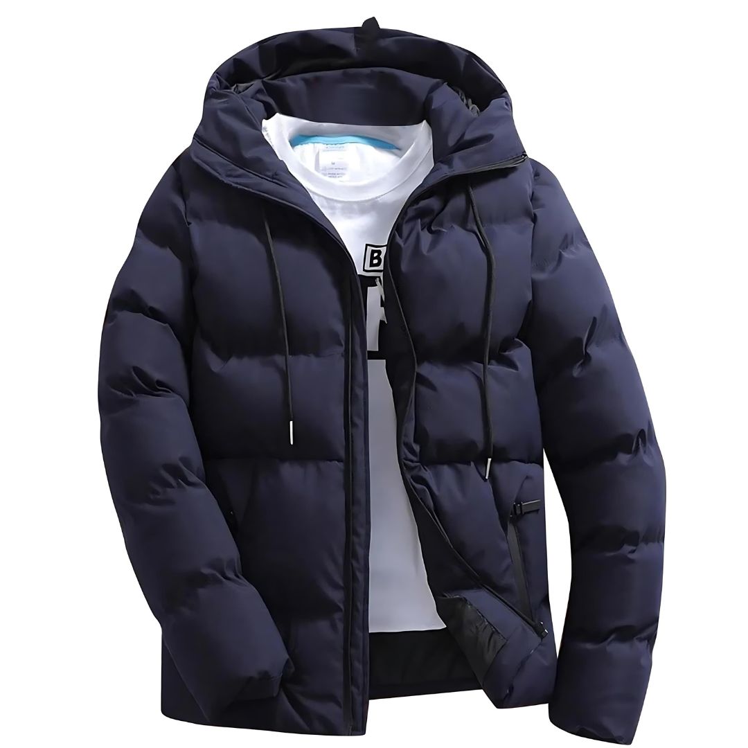 Doudoune homme légère et chaude, idéale pour l'hiver.  Design moderne et coupe élégante. Protection contre le froid et le ven