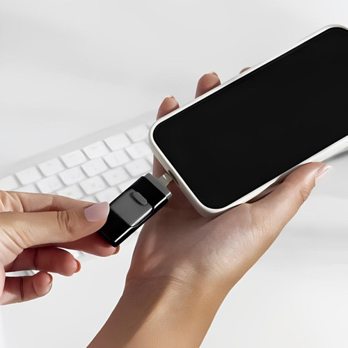 Clé USB 4-en-1 pour iPhone et Android, 128GB à 32GB