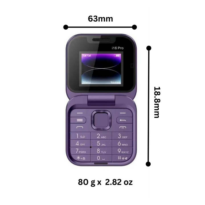 Téléphone portable pliable Dual Sim

 - Ozerty