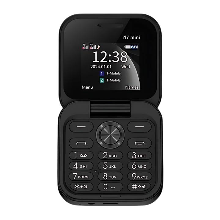 Téléphone portable pliable Dual Sim

 -I17 Pro/Noir - Ozerty