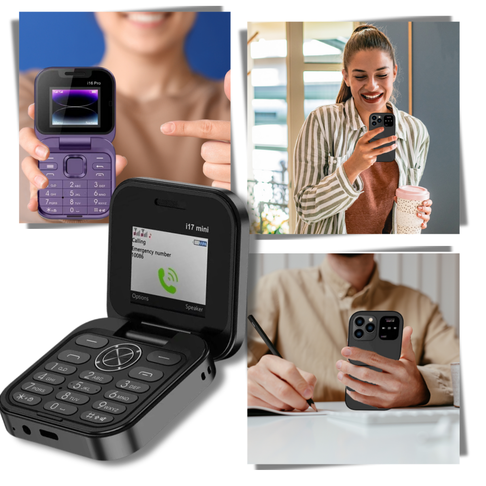Téléphone portable pliable Dual Sim

 - Ozerty