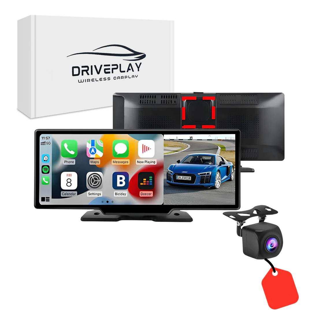 Écran tactile CarPlay & Android Auto. Installation facile. Navigation, musique, appels.