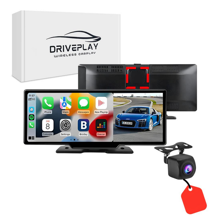 Écran tactile CarPlay & Android Auto. Installation facile. Navigation, musique, appels.