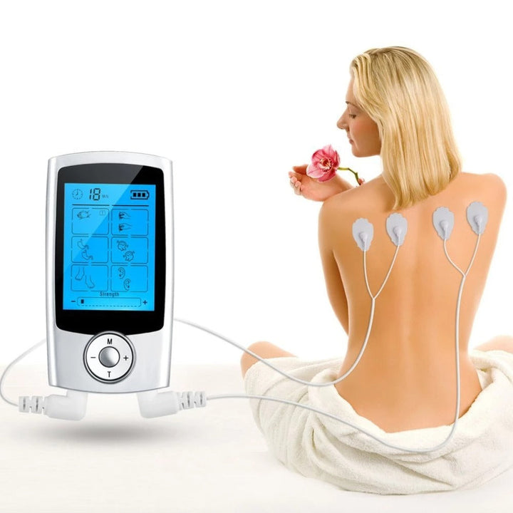 Électrostimulateur EMS Tens: appareil de soin pour soulager la douleur musculaire. 16 modes, 20 niveaux d'intensité.