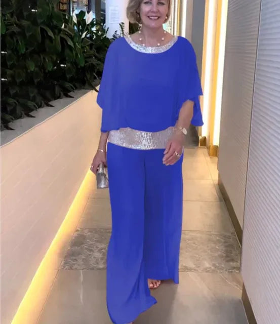 Tenue femme 2 pièces chic et confortable, ensemble coordonné élégant pour mode féminine polyvalente.