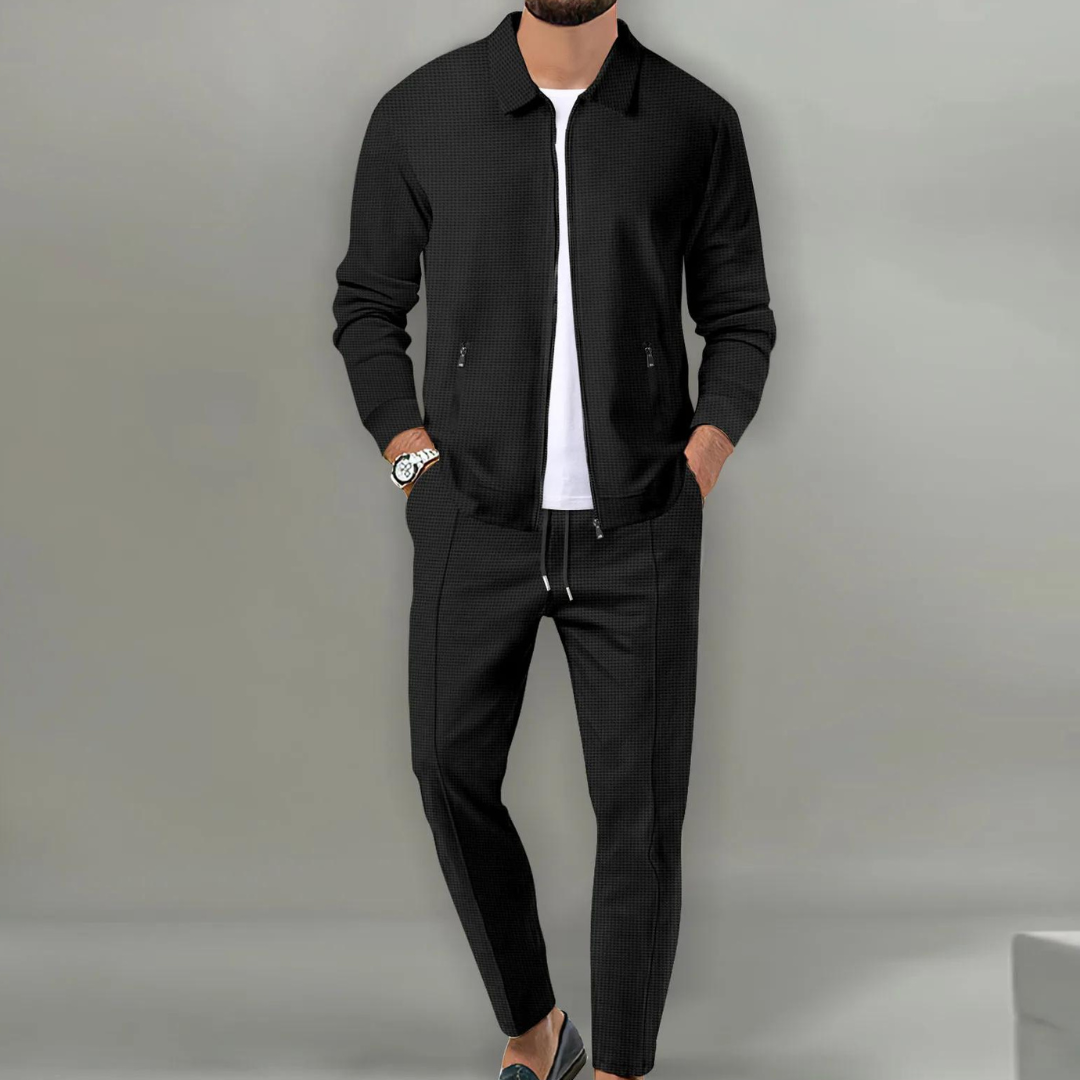 Ensemble coordonné homme Felix, pantalon et veste élégants. Tenue chic pour l'homme moderne.