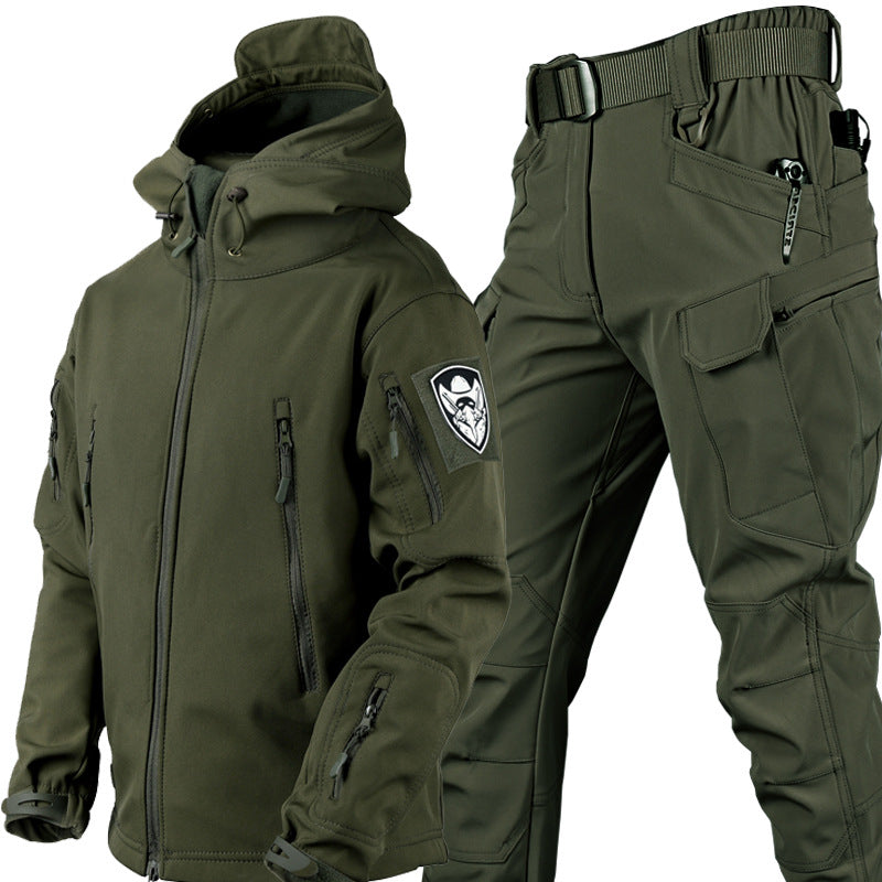 Veste et pantalon homme Marcus imperméables, coupe-vent, parfait pour les activités extérieures.