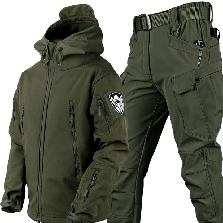 Veste et pantalon homme Marcus imperméables, coupe-vent, parfait pour les activités extérieures.