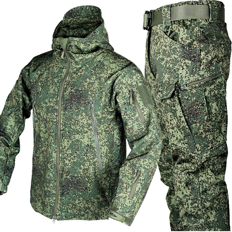 Tenue de randonnée homme Marcus grande taille, coupe-vent, imperméable et confortable.