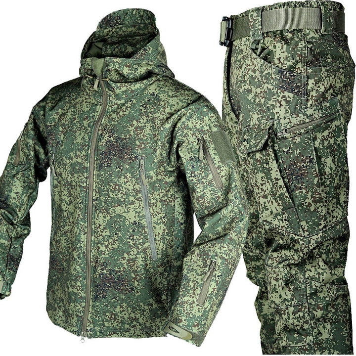 Tenue de randonnée homme Marcus grande taille, coupe-vent, imperméable et confortable.