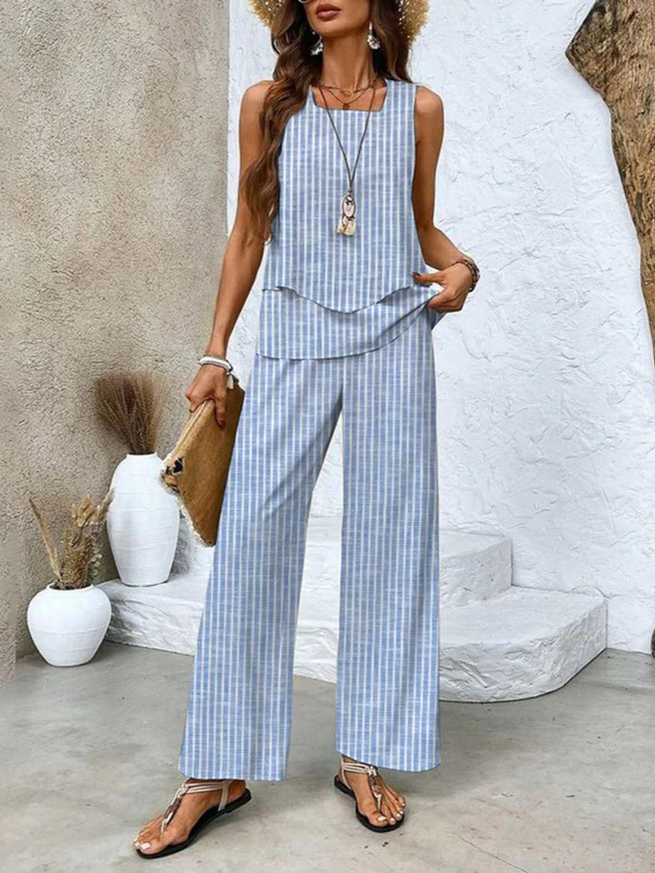 Mode femme: ensemble floral élégant avec motif détaillé, coupe confortable et chic polyvalente.
