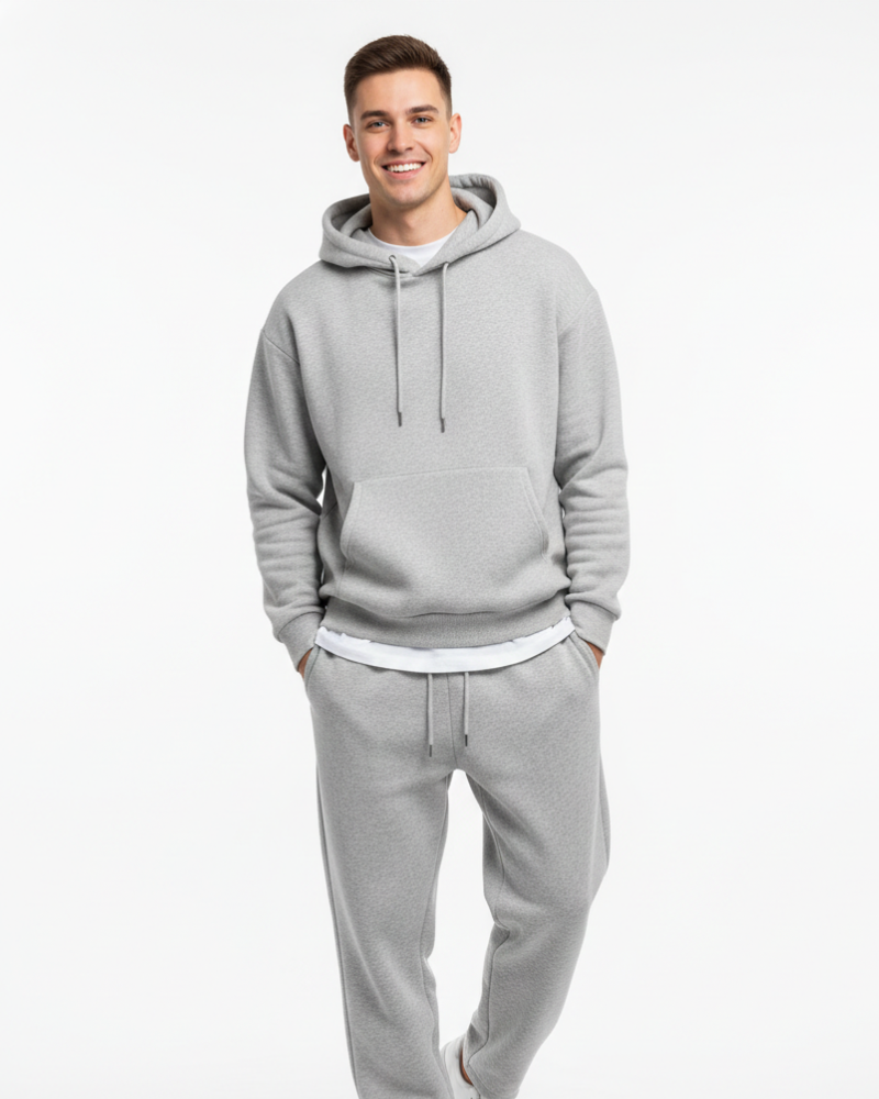 Hoodie homme Kai du set jogging. Pull à capuche confortable et décontracté, parfait pour la détente et les loisirs.