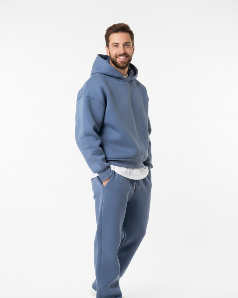 Pantalon de jogging homme Kai du set. Pantalon confortable et décontracté, idéal pour le sport, la maison ou les loisirs.